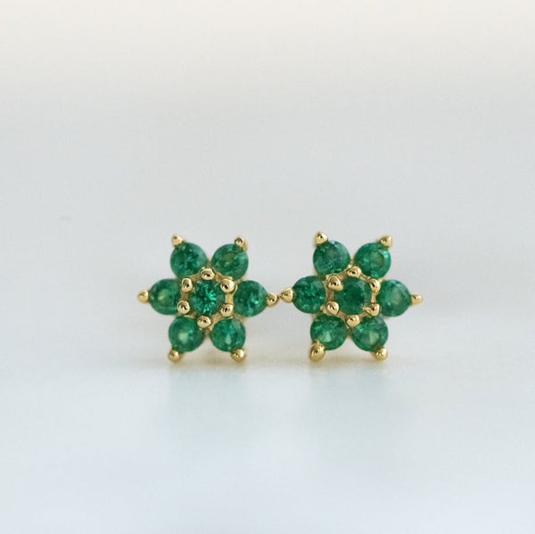 Dainty Flower Shaped Stud Earrings