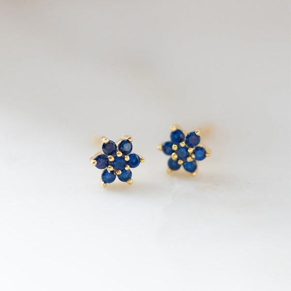 Dainty Flower Shaped Stud Earrings